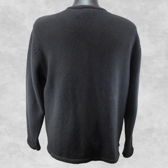 Vintage Christmas Cardigan Sweater Womens Small Crystal Kobe Snowman Metal Clasp - Picture 5 of 6